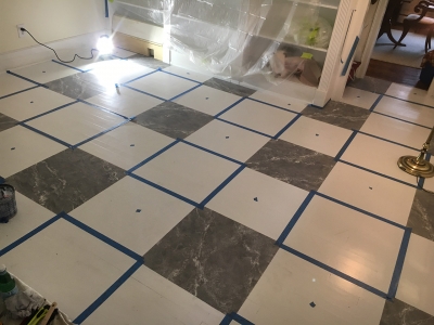 floor perspective and spacing